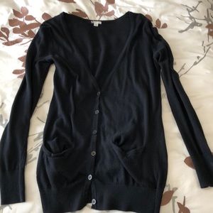 Black cardigan